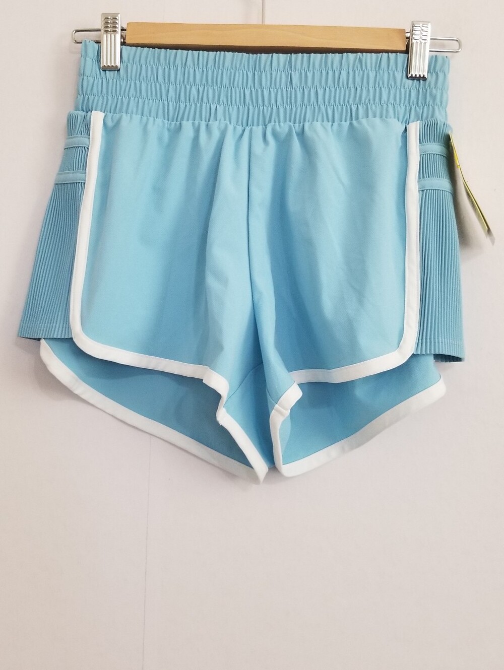 NWT All In Motion Blue Mid-Rise Light Blue Woven Shorts Size XS